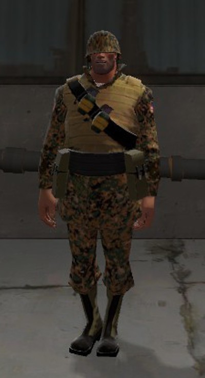 USMC Blue Soldier