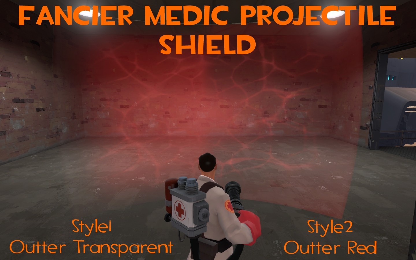 Fancier Medic Projectile Shield [Team Fortress 2] [Mods]