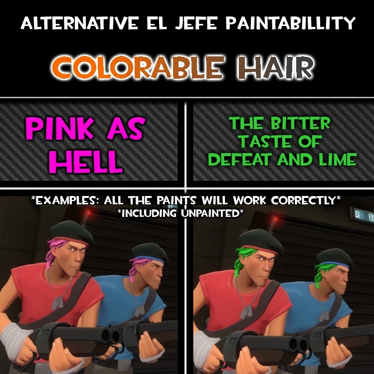 Alternative Painting: El Jefe - Colorable Hair