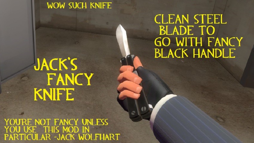 Jack's fancy butterfly knife