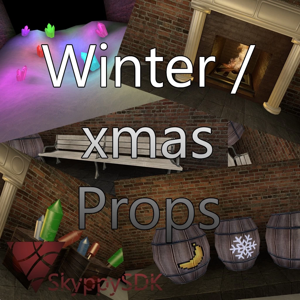 Skyppmass winter / xmas props