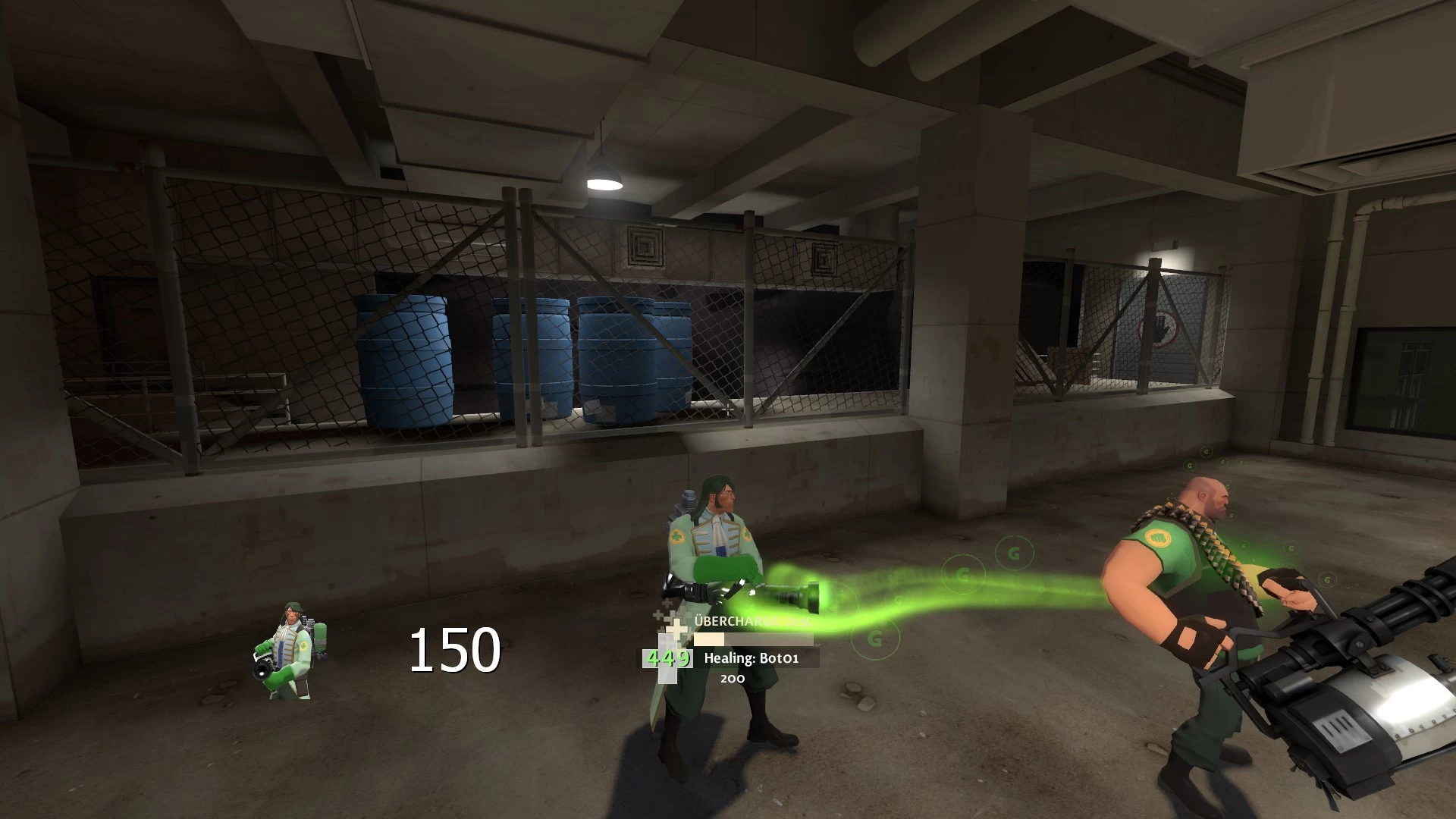 Green Medigun Beam