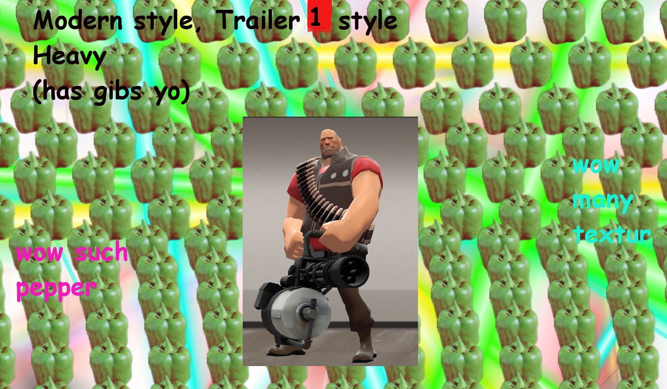 Modern style, Trailer 1 style, Heavy texture.