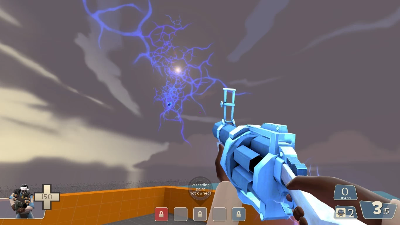 Electric Demoman Projectiles