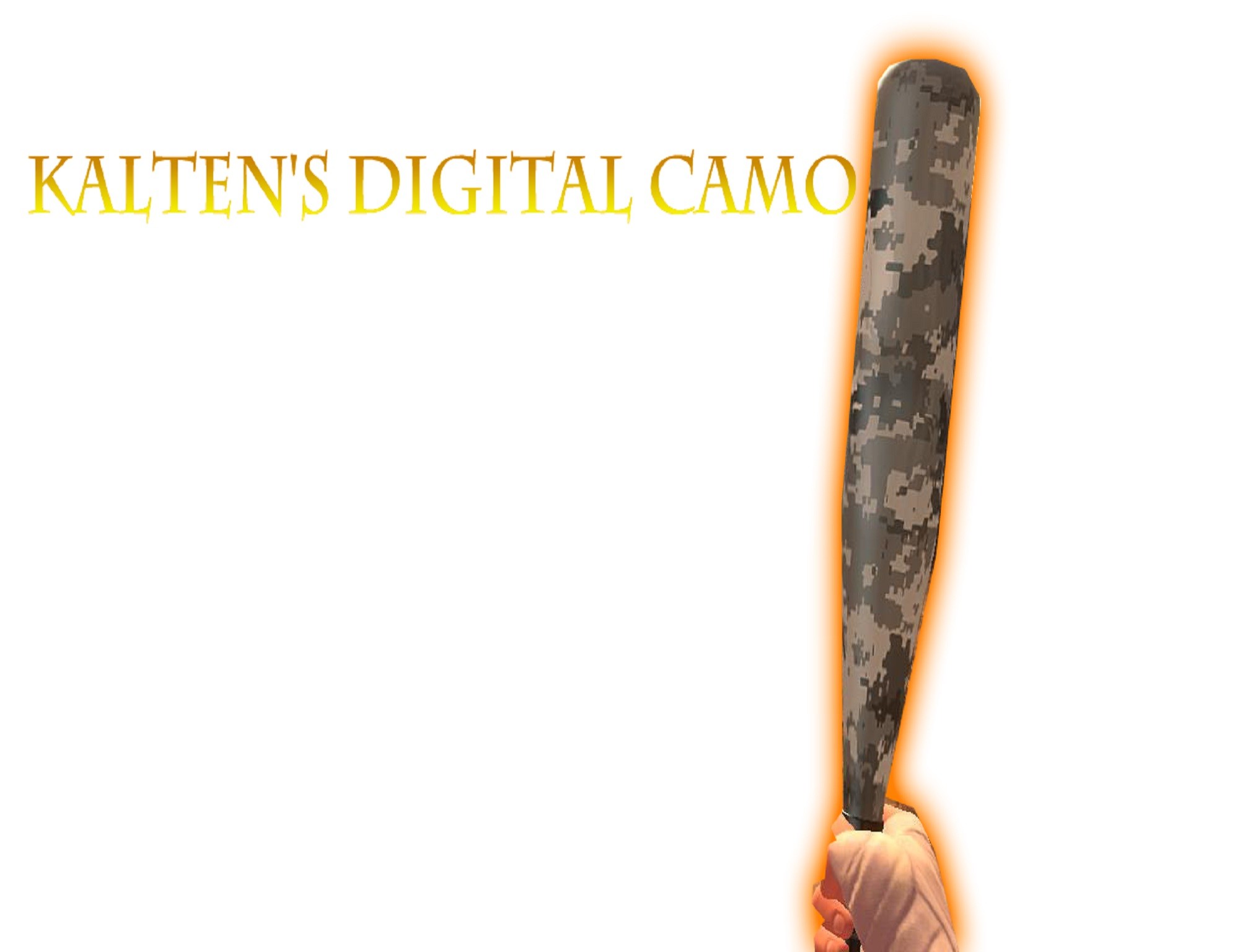 Kalten's Digital Camo Bat