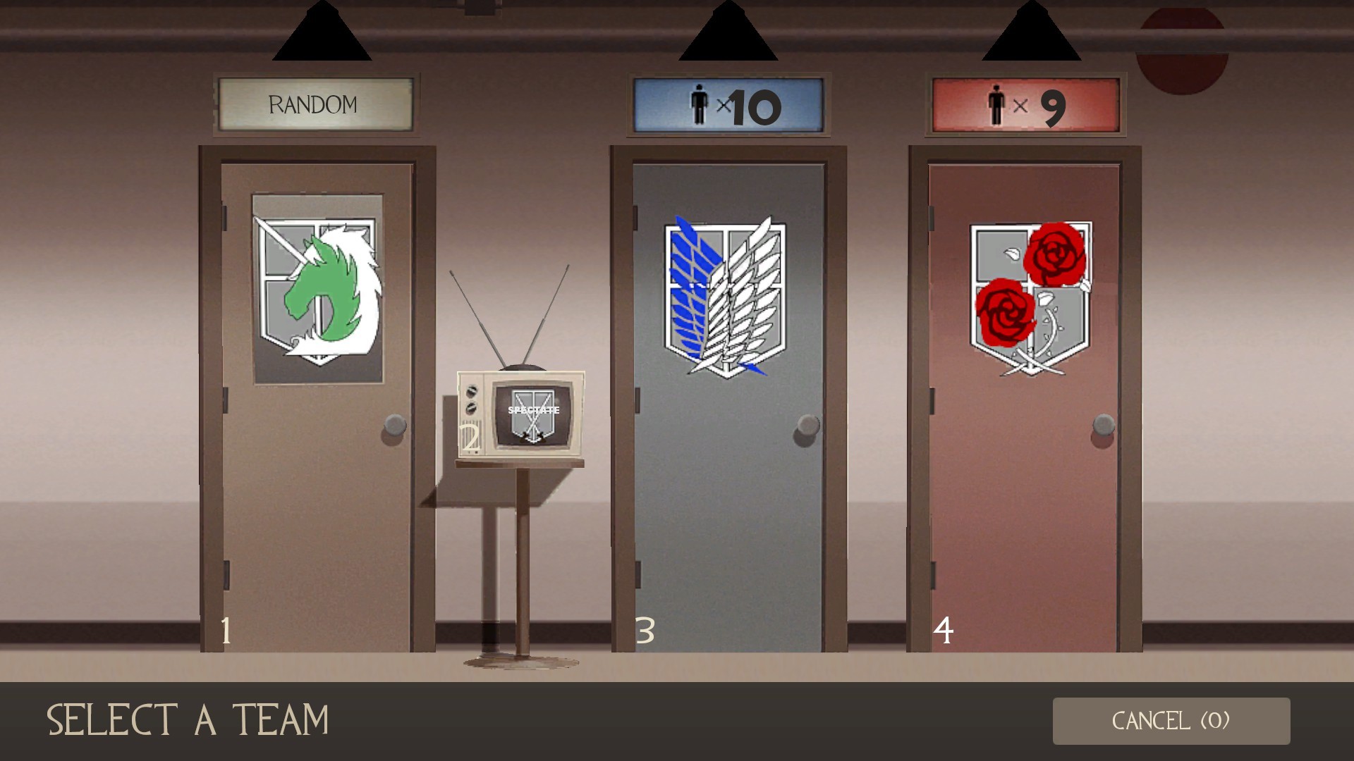 Shingeki no Kyojin Team Selector
