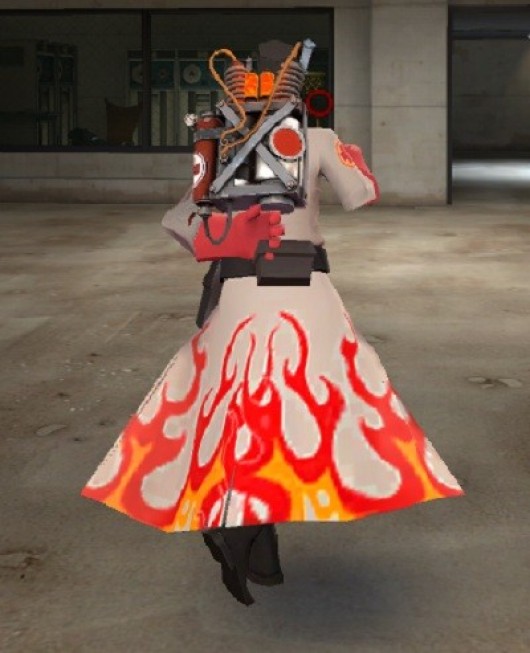 TF2 Medic Flame Coat [Team Fortress 2] [Mods]