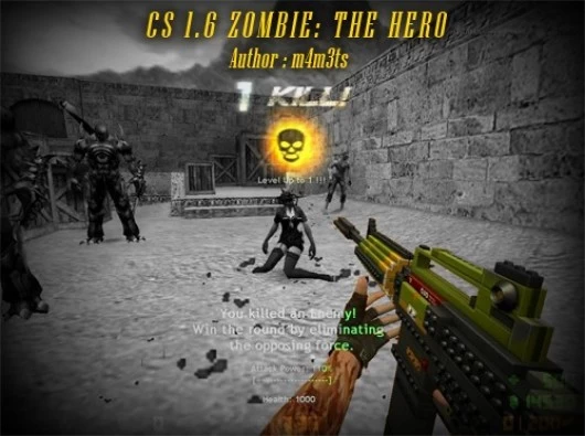 Asia compromise bias Zombie: The Hero Mod [Author: m4m3ts] [Counter-Strike 1.6] [Mods]