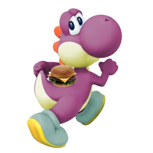 purple yoshi toy