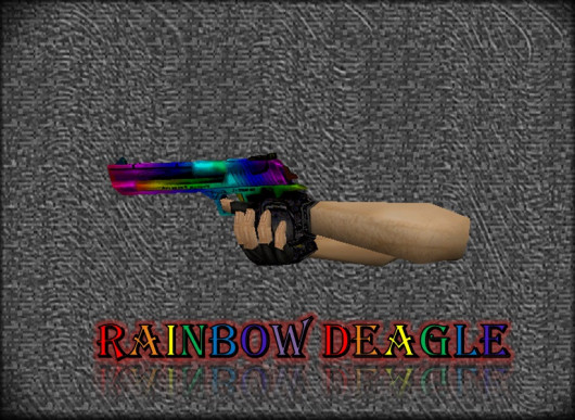 Rainbow Deagle Mod for Counter-Strike 1.6 | CS1.6 Mods