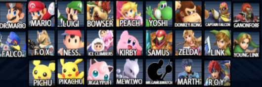 SSBU character select screen 1.1 [Super Smash Bros. Melee] [Mods]