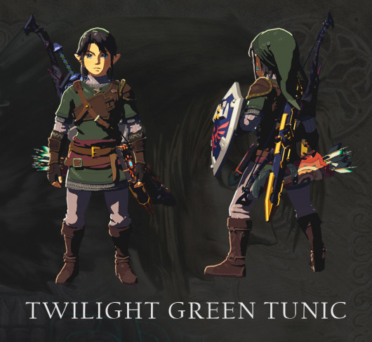 Twilight Green Hylian Tunic [The Legend of Zelda: Breath of the Wild  (WiiU)] [Mods]