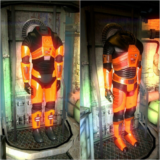 BMS H.E.V suit (2 version) [Half-Life 2] [Mods]