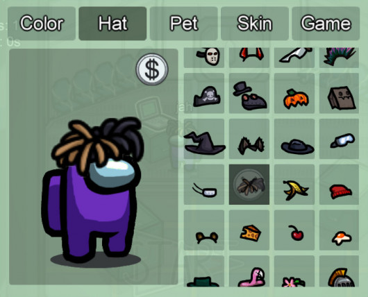 Jah Hair over Safari Hat [Among Us] [Mods]