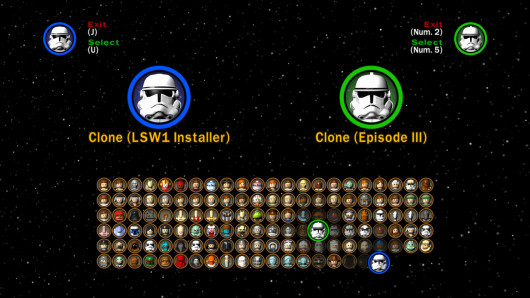 Lego star 2025 wars tcs characters