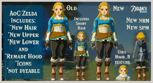 AoC Travel Outfit Zelda + [The Legend of Zelda: Breath of the Wild ...