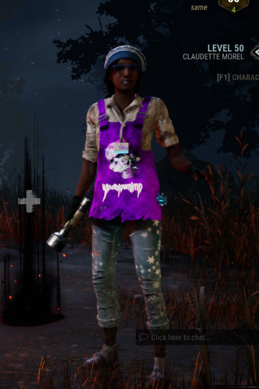 Claudette Purple Windblownlmp Apron