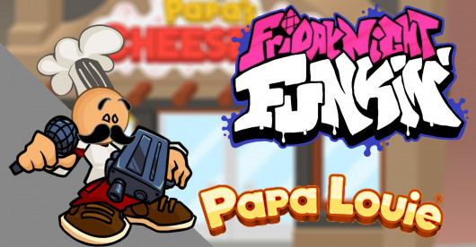 Papa's Funkeria - Papa Louie over Pico [Friday Night Funkin'] [Mods]