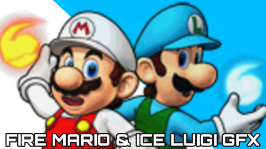 fire mario and ice luigi