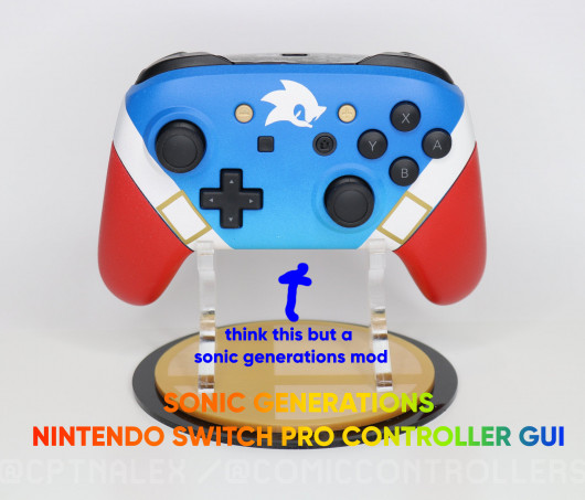 Nintendo Switch Pro Controller GUI [Sonic Generations] [Mods]