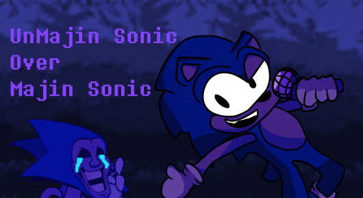 Majin sonic has a mask? but I animated it 