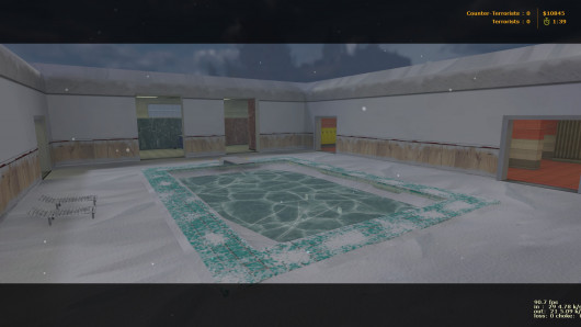 frozen pool