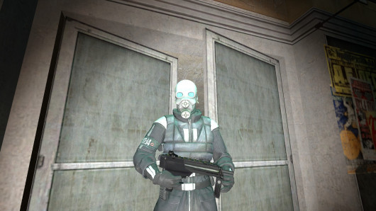 Bright HL:A Metrocop and Barney [Half-Life 2] [Mods]