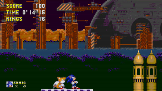 Launch Base Zone At Night Time Sonic 3 Air Mods