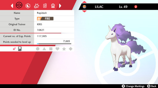 GSC Shiny Rapidash Mod for Pokemon Sword & Shield | SWSH Mods