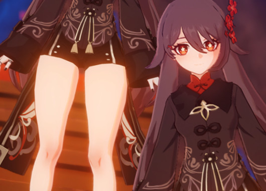 Shinya's HuTao + Thigh Highs ♡ [Genshin Impact] [Mods]