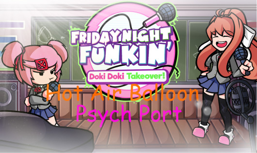 Doki Doki Takeover - Hot Air Balloon Psych Port! [Friday Night Funkin ...