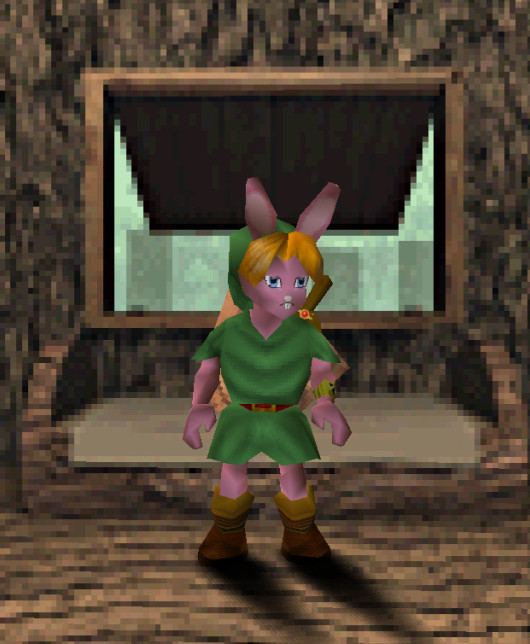 Bunny Young Link from LttP [Ship of Harkinian (Ocarina of Time PC Port
