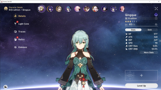 Light Blue Hair Qingque [Honkai Star Rail] [Mods]