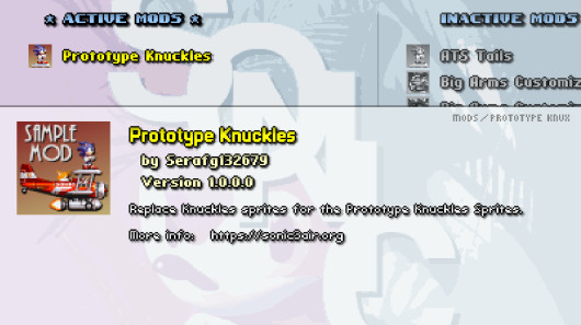 Prototype Knuckles Mod for Sonic 3 A.I.R. | S3AIR Mods