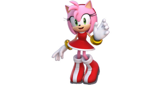 Amy Rose Player Model oyun içi önizlemesi