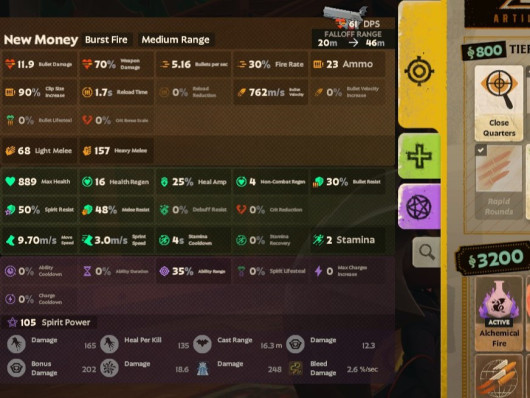 Show stats in shop (Fixed item tab bug) image 2