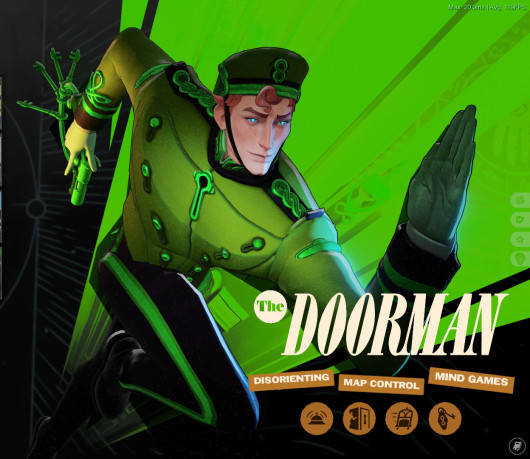 Green Doorman