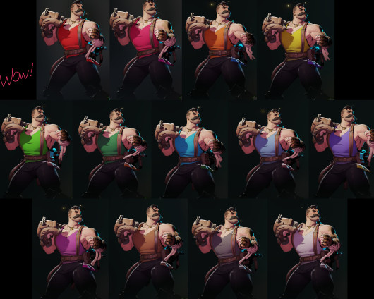 13 Lash Alternate Colors - Rainbow Heroes Pack