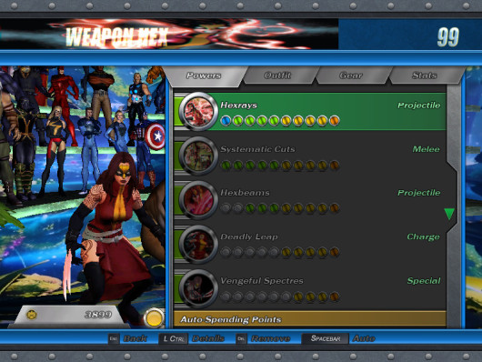 Weapon Hex (Marvel Comics) Mod for Marvel: Ultimate Alliance | MUA Mods