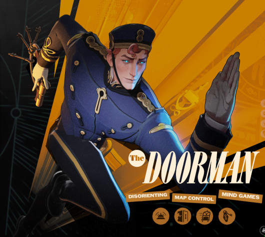 Blue Doorman