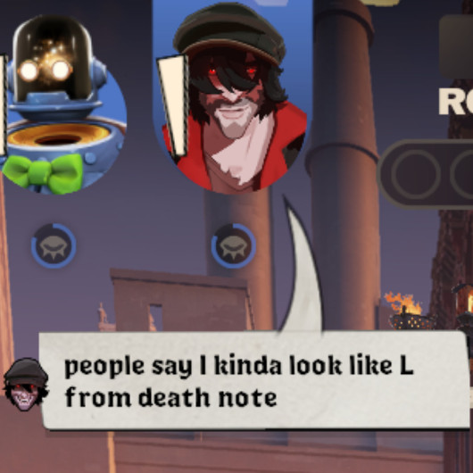 Portrait in game.