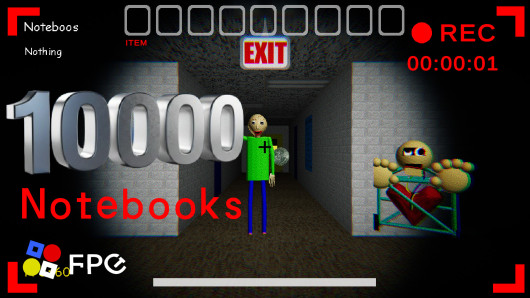 Baldi's Basics with 1000-10000 Notebooks Mod for Baldi's Basics | Baldi ...
