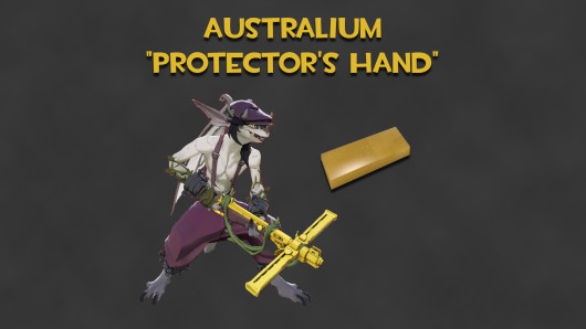 Australium "Protector's Hand" (Gold Ivy Gun)