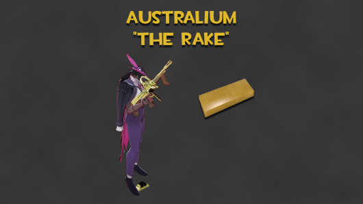 Australium "The Rake" (Gold Wraith Gun)