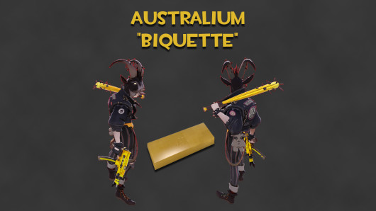 Australium "Biquette" (Gold Billy Gun + Bat)