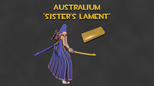 Australium "Sister's Lament" (Gold Yamato Sword)