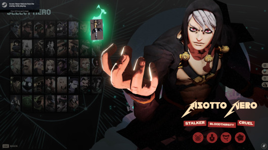 Risotto Nero from JoJo as Drifter