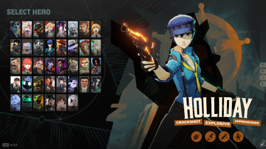 Naoto Shirogane over Holiday + icons