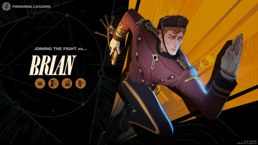 Game displaying Brian as the chosen Hero.