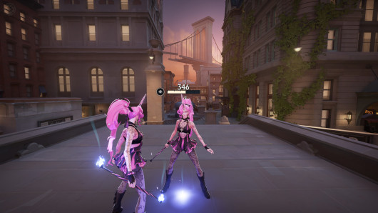 pink hair no jacket